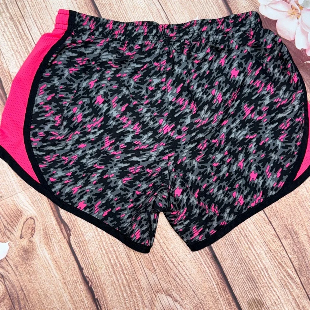 Nike Black and Pink Kids Dri-FIT Shorts - Picture 3 of 4